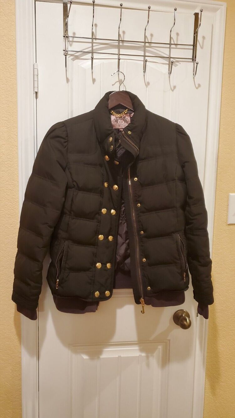 Juicy Couture Womens Brown Jacket Size LARGE